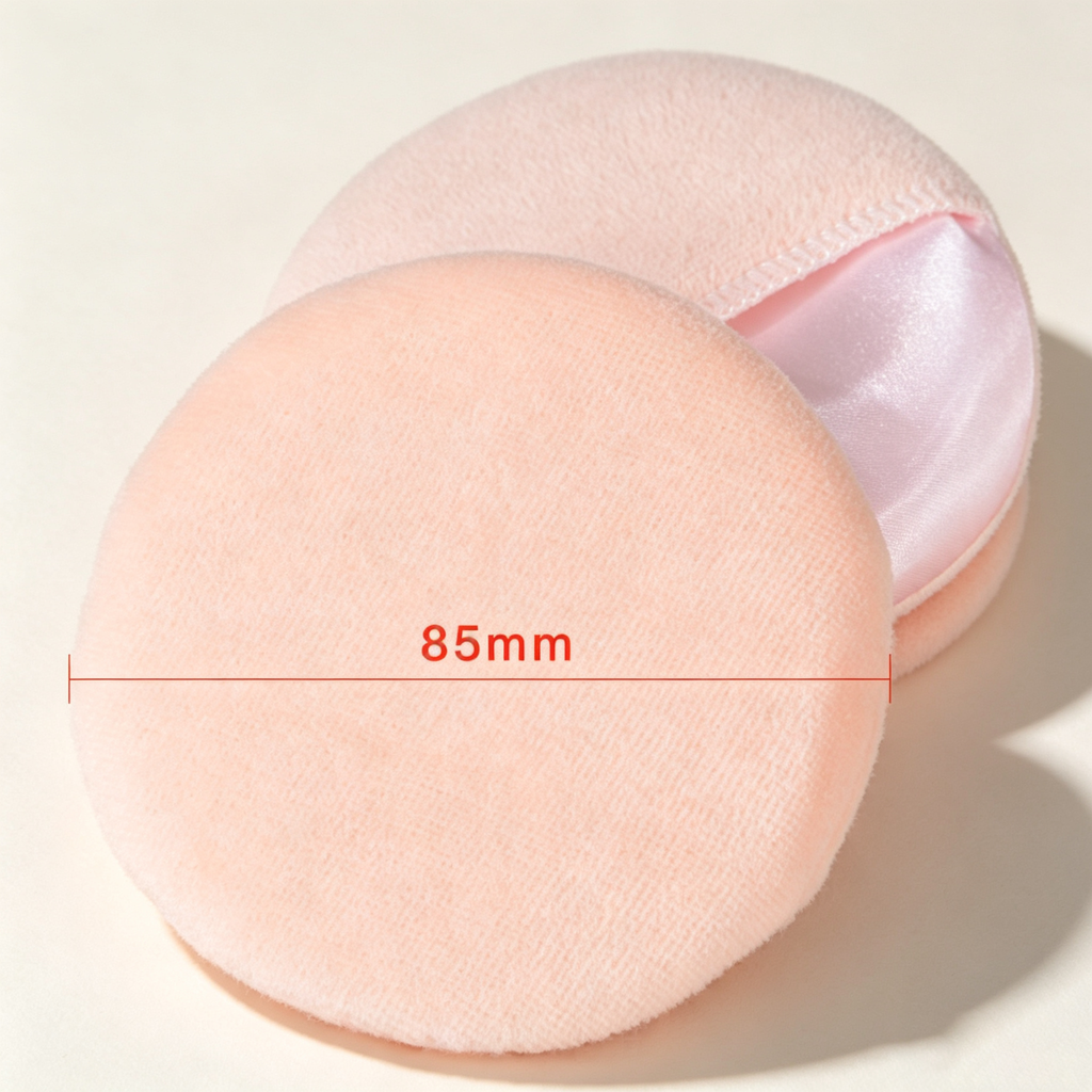 85mm Large Velvet Setting Powder Puff – Glove-Style Design, Ideal for Loose Powder/Matte Powder/Pressed Powder, Soft & Skin-Friendly, Professional Makeup Artist Use
